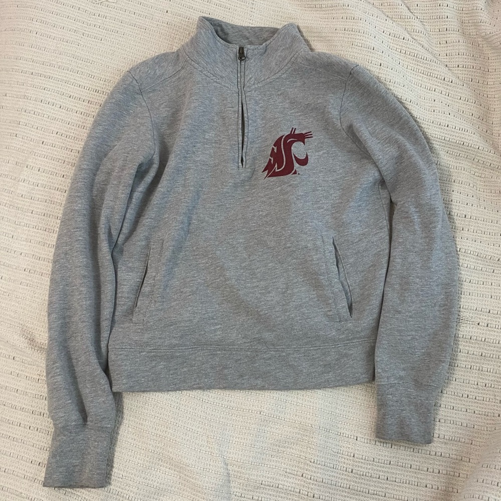 WSU quarter zip sweatshirt